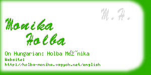 monika holba business card